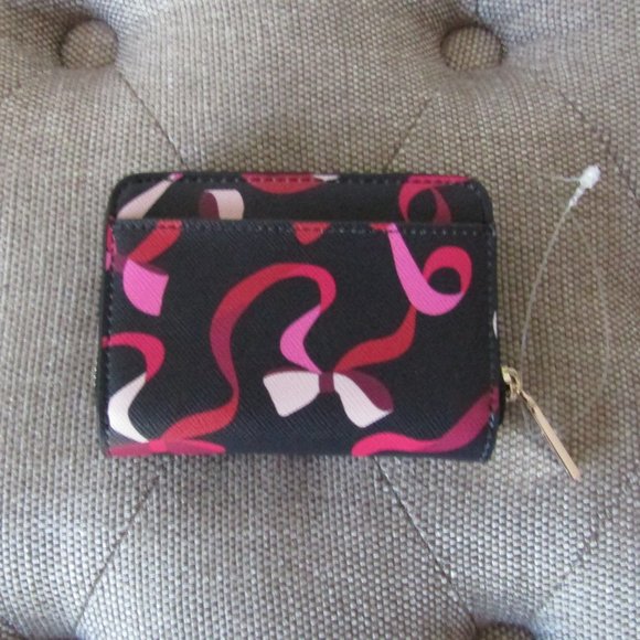 🎀Kate Spade Wrapping Party Zip Around Card Holder/Wallet🎀 - Picture 3 of 14